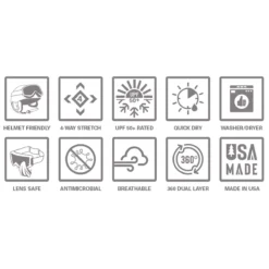 Blackstrap Team Hood Balaclava Print 6 Blackstrap Team Hood Balaclava Print -Outdoor Sports Equip Store SPAGAL D2