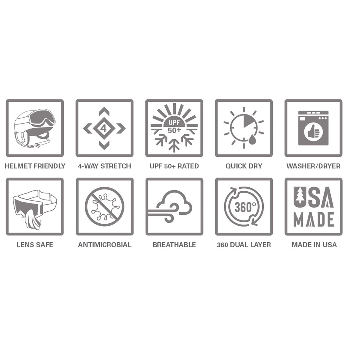 Team Hood Balaclava Print Blackstrap Team Hood Balaclava Print -Outdoor Sports Equip Store SPAGAL D2