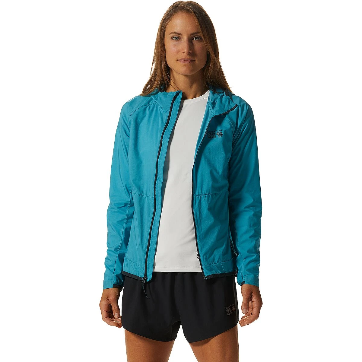 Kor AirShell Wind Hooded Jacket - Women's Mountain Hardwear Kor AirShell Wind Hooded Jacket - Women's -Outdoor Sports Equip Store TETBLU D3